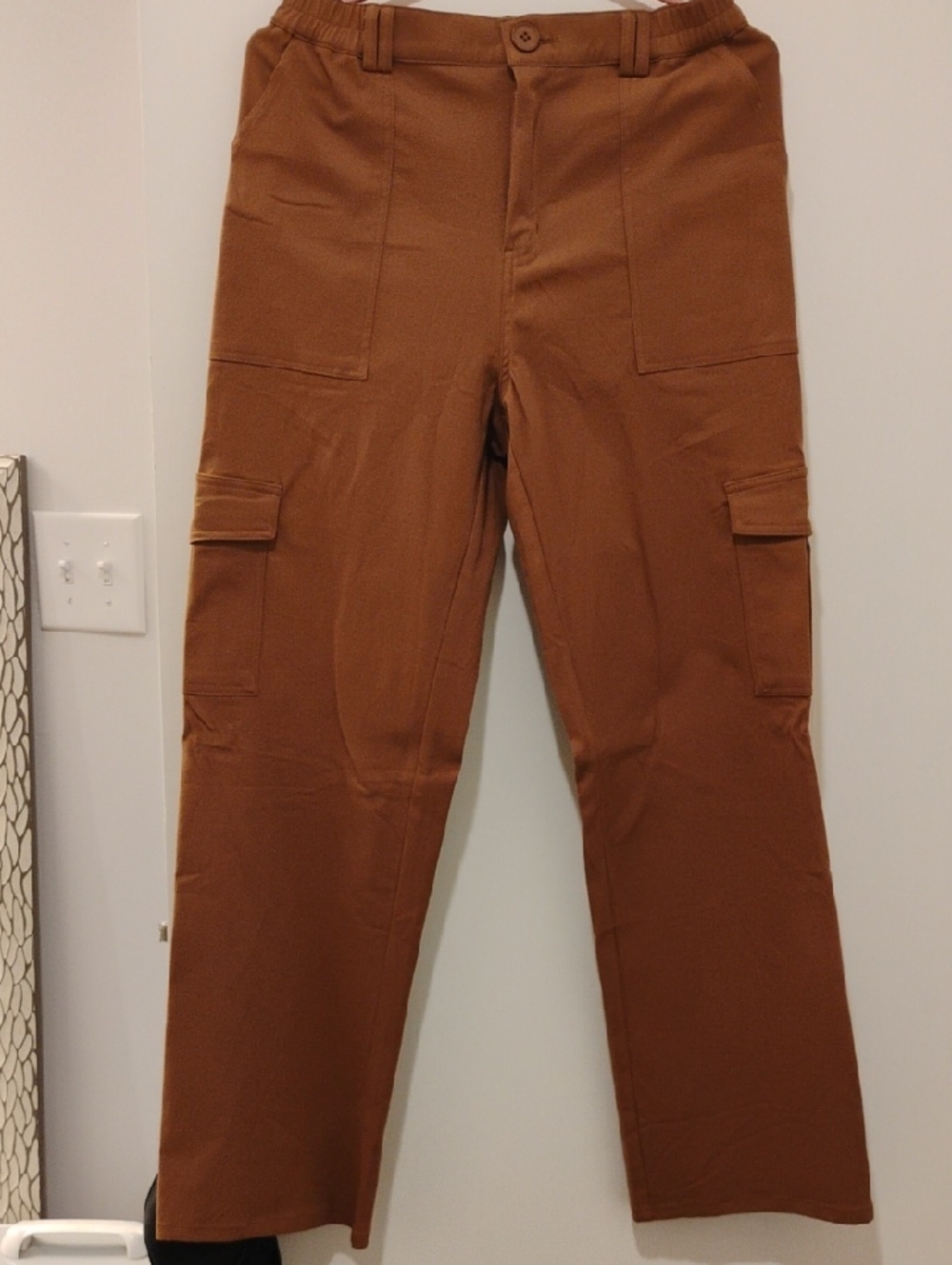 Womens Brown Cargo Pants